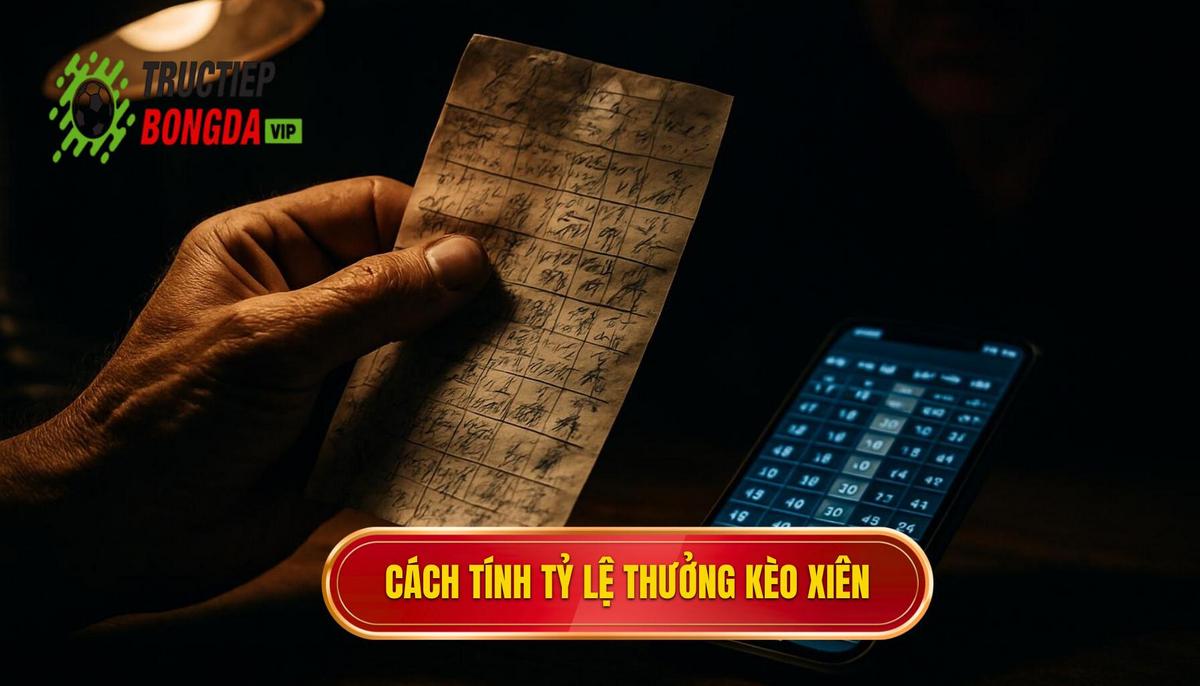 Cách tính toán tỷ lệ thưởng trong kèo xiên nhiều trận