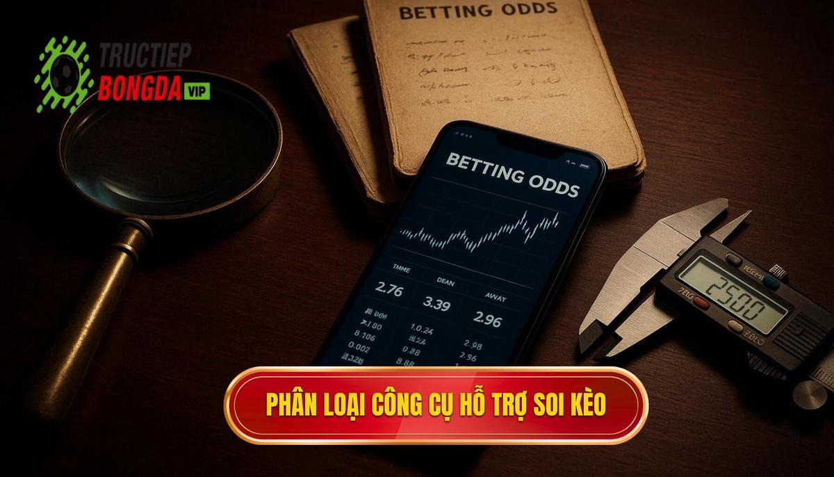 Phân loại các công cụ hỗ trợ soi kèo phổ biến hiện nay