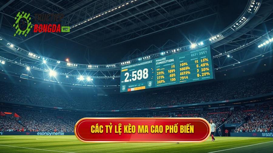 Các loại tỷ lệ phổ biến trong Kèo bóng đá Ma Cao