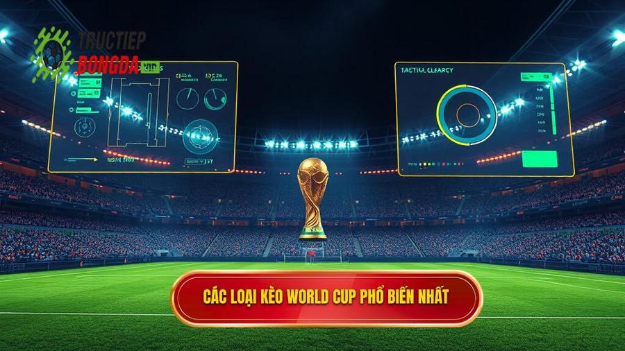Các loại kèo phổ biến khi soi kèo World Cup