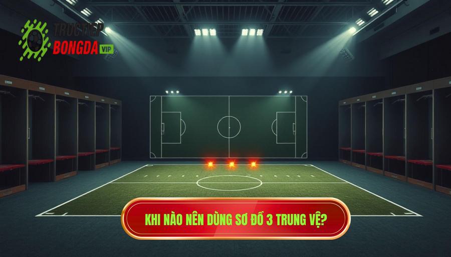 Khi nào đội bóng sử dụng sơ đồ 3 trung vệ? Những hoàn cảnh cụ thể